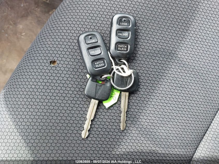 2006 Pontiac Vibe VIN: 5Y2SL658X6Z444315 Lot: 12063858