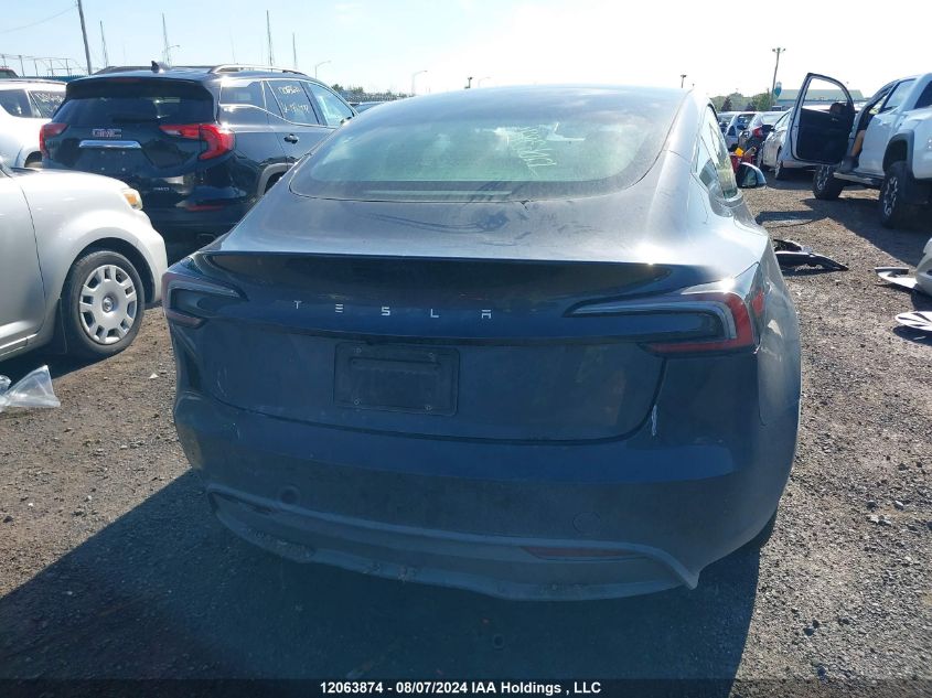 2024 Tesla Model 3 VIN: LRW3E7FA3RC094276 Lot: 12063874