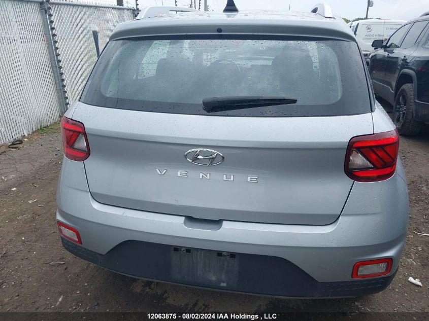 2022 Hyundai Venue Sel/Limited VIN: KMHRC8A39NU168009 Lot: 12063875