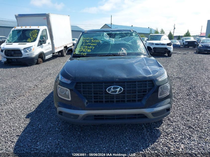 2021 Hyundai Venue Essential Manual VIN: KMHRB8A30MU109089 Lot: 12063881