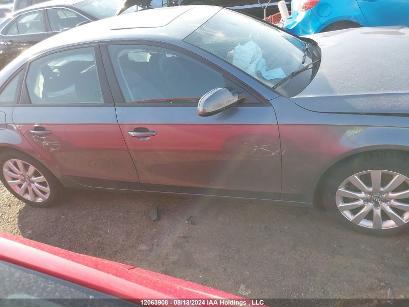 2014 Audi A4 Premium VIN: WAUBFCFL6EN014759 Lot: 12063908