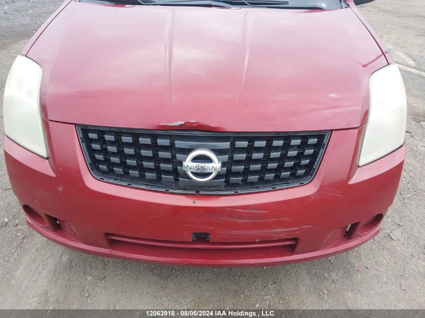2008 Nissan Sentra VIN: 3N1AB61E88L755393 Lot: 12063918