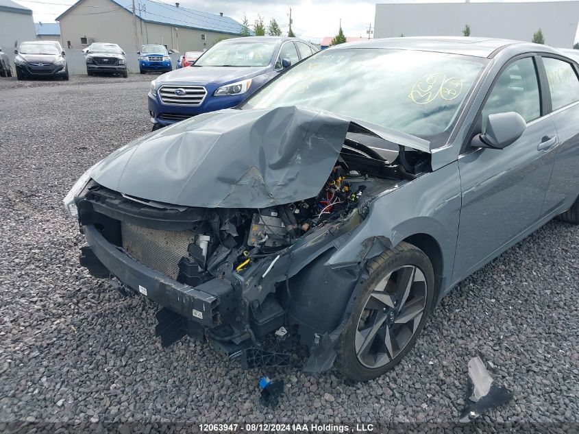 2022 Hyundai Elantra Ultimate Ivt VIN: KMHLN4AG8NU304383 Lot: 12063947