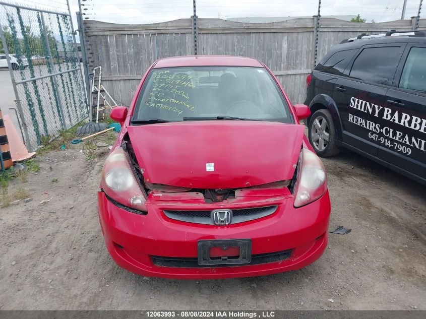 2007 Honda Fit VIN: JHMGD38437S819416 Lot: 12063993