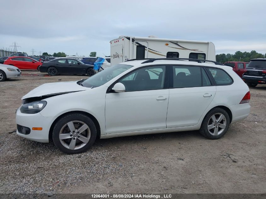 2014 Volkswagen Golf Wagon VIN: 3VWPL7AJXEM621396 Lot: 12064001