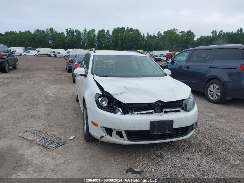 2014 Volkswagen Golf Wagon VIN: 3VWPL7AJXEM621396 Lot: 12064001