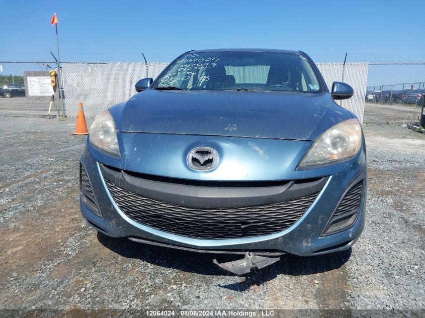 2011 Mazda Mazda3 VIN: JM1BL1UF9B1382224 Lot: 12064024