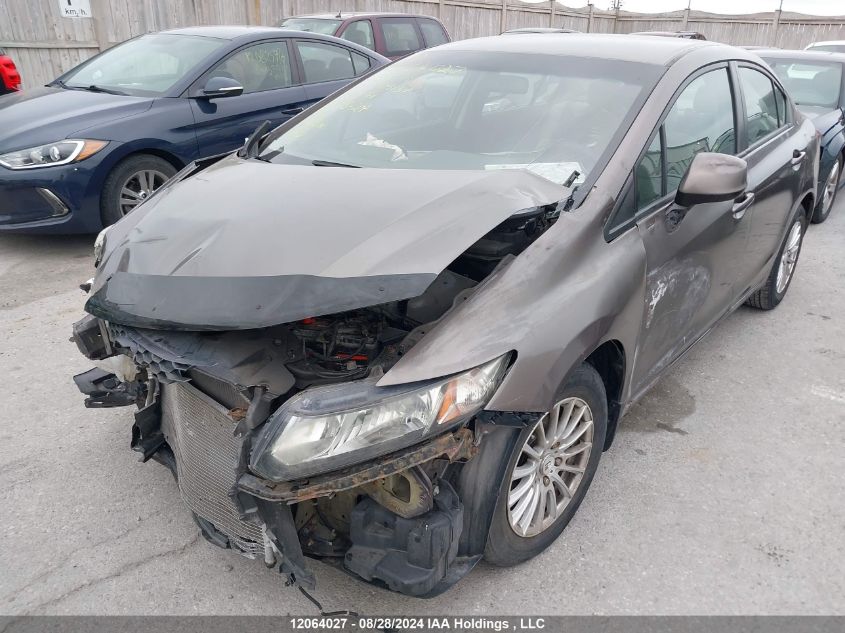 2013 Honda Civic Lx VIN: 2HGFB2F48DH009137 Lot: 12064027