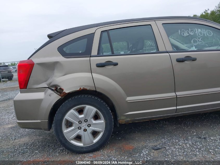 2008 Dodge Caliber Sxt VIN: 1B3HB48B08D568345 Lot: 12064040