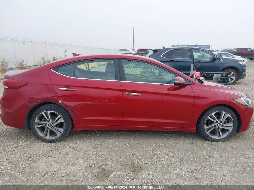 2017 Hyundai Elantra Limited VIN: KMHD84LF4HU102533 Lot: 12064050