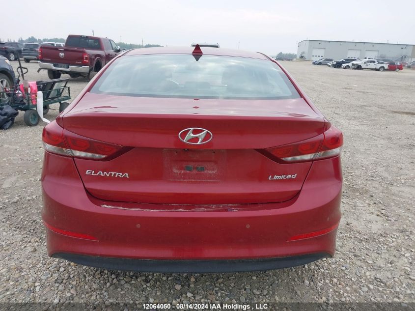 2017 Hyundai Elantra Limited VIN: KMHD84LF4HU102533 Lot: 12064050