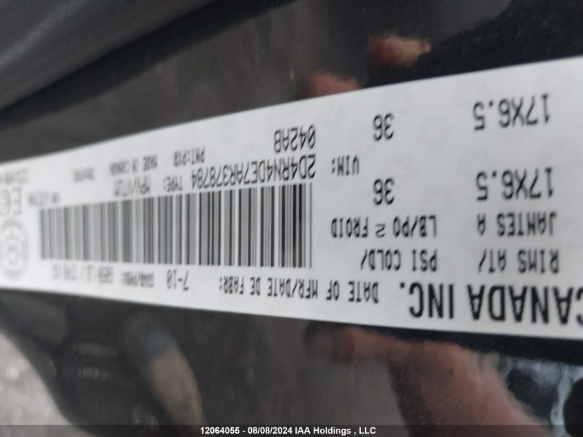 2010 Dodge Grand Caravan Se VIN: 2D4RN4DE7AR378784 Lot: 12064055