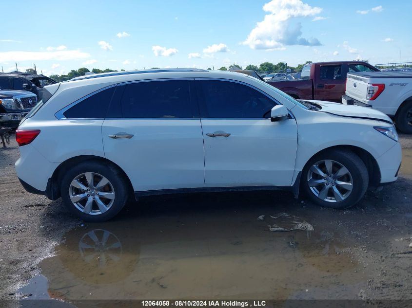 2016 Acura Mdx VIN: 5FRYD4H86GB507732 Lot: 12064058