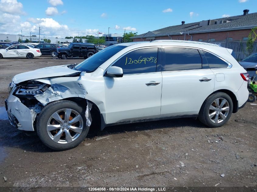 2016 Acura Mdx VIN: 5FRYD4H86GB507732 Lot: 12064058