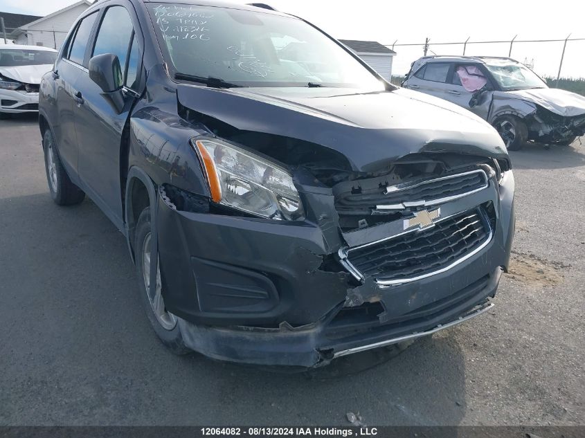 2015 Chevrolet Trax VIN: 3GNCJRSB1FL118316 Lot: 12064082
