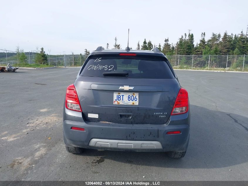2015 Chevrolet Trax VIN: 3GNCJRSB1FL118316 Lot: 12064082