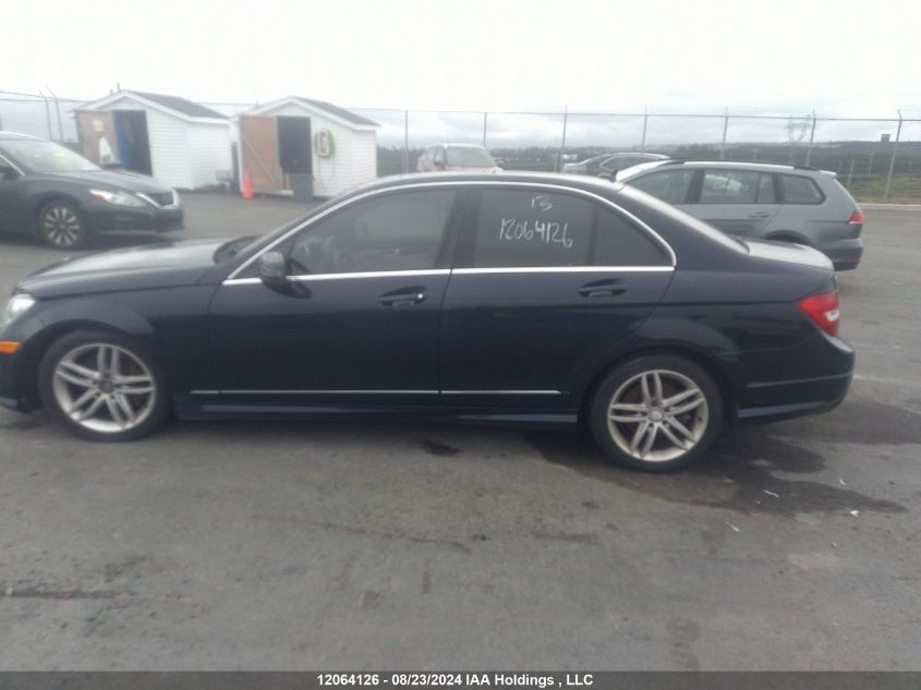 2013 Mercedes-Benz C 300 4Matic VIN: WDDGF8AB3DA786278 Lot: 12064126