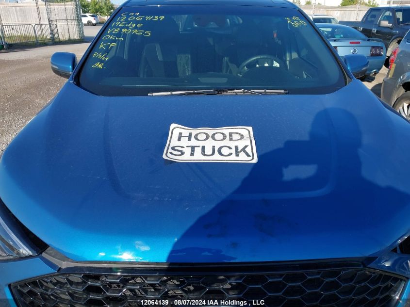 2019 Ford Edge St VIN: 2FMPK4AP1KBB90965 Lot: 12064139