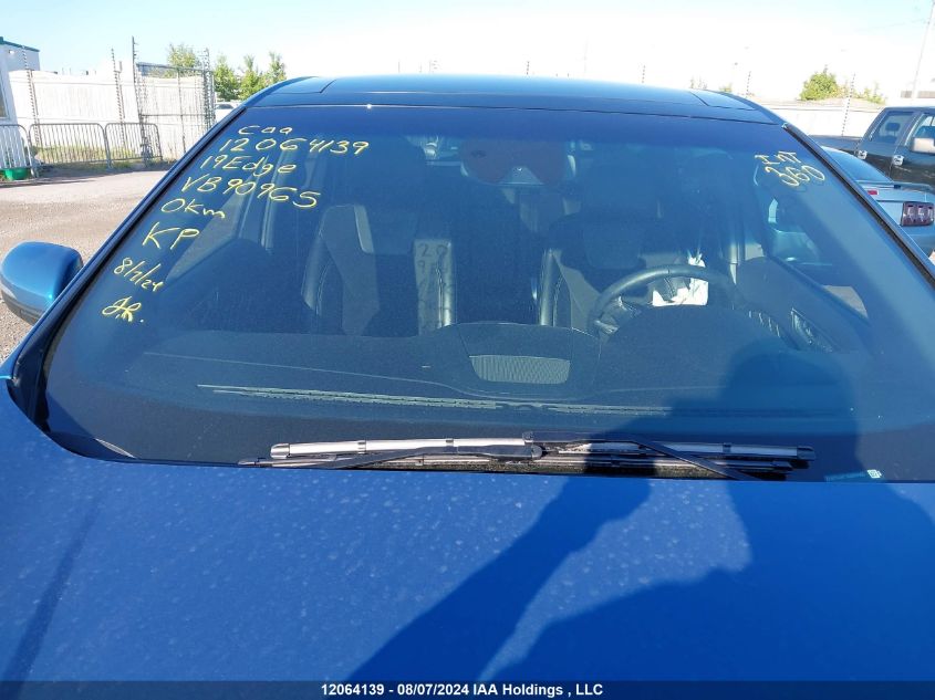 2019 Ford Edge St VIN: 2FMPK4AP1KBB90965 Lot: 12064139