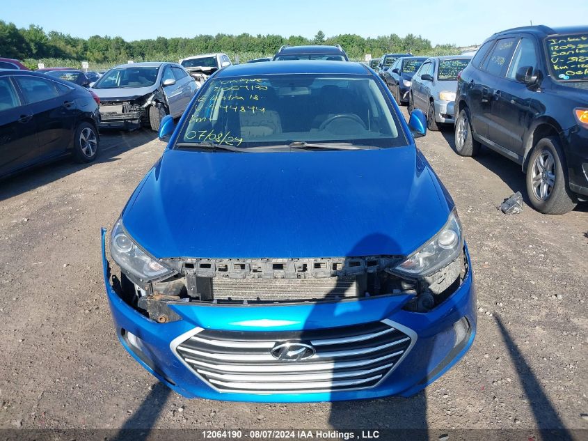 2018 Hyundai Elantra Gl VIN: KMHD84LF2JU444844 Lot: 12064190