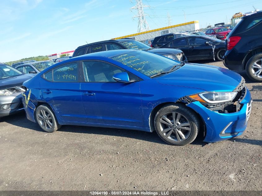 2018 Hyundai Elantra Gl VIN: KMHD84LF2JU444844 Lot: 12064190