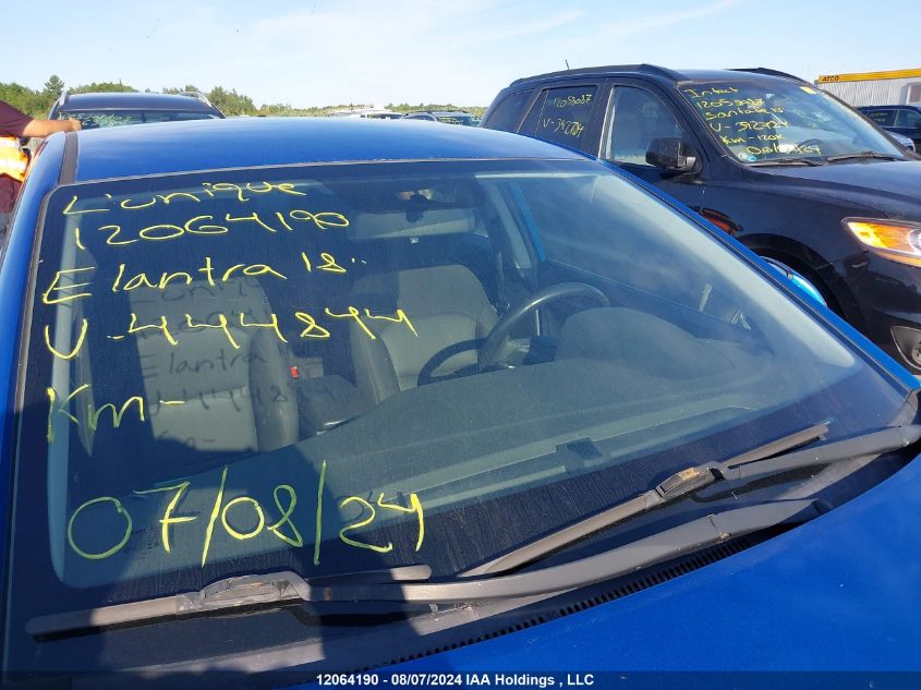 2018 Hyundai Elantra Gl VIN: KMHD84LF2JU444844 Lot: 12064190