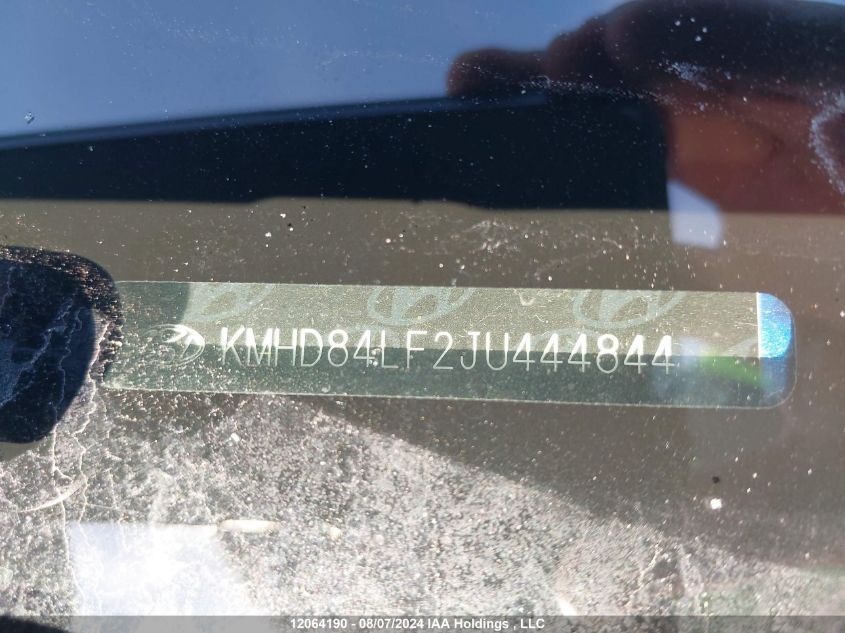 2018 Hyundai Elantra Gl VIN: KMHD84LF2JU444844 Lot: 12064190
