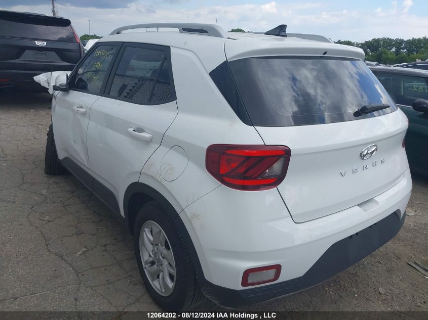 2021 Hyundai Venue Sel/Denim VIN: KMHRC8A32MU073810 Lot: 12064202