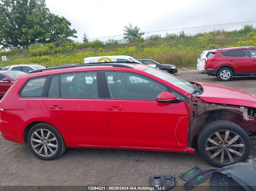 3VW117AU3KM509816 2019 Volkswagen Golf Sportwagen S