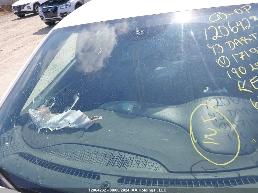 2013 Dodge Dart Limited/Gt VIN: 1C3CDFCA3DD171966 Lot: 12064232