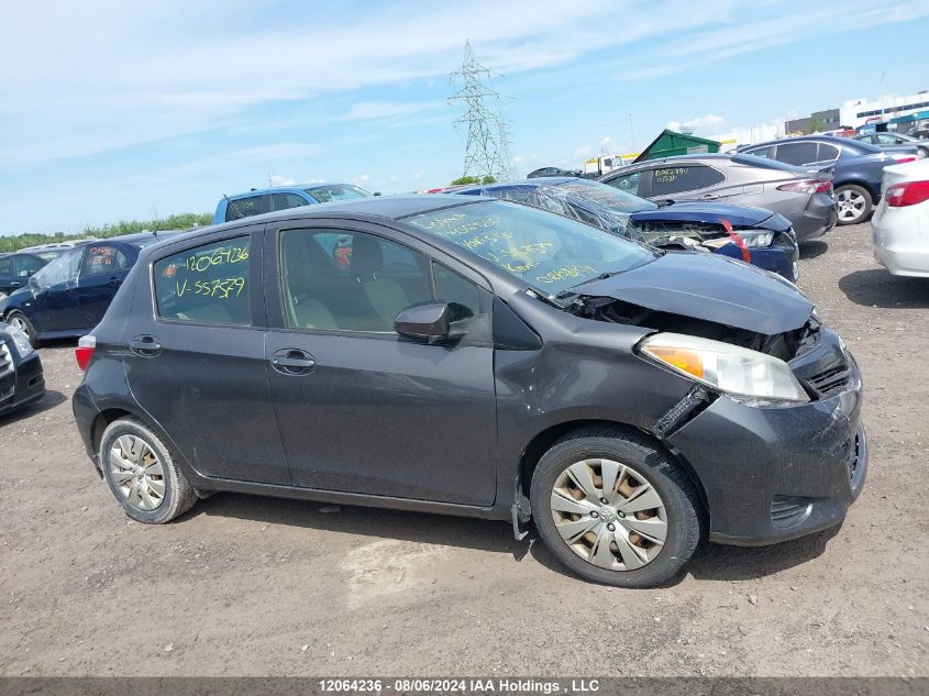 2013 Toyota Yaris VIN: JTDKTUD30DD557579 Lot: 12064236