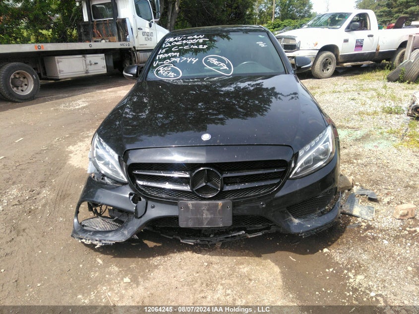2015 Mercedes-Benz C-Class VIN: 55SWF4KB2FU079744 Lot: 12064245