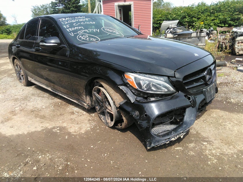 2015 Mercedes-Benz C-Class VIN: 55SWF4KB2FU079744 Lot: 12064245