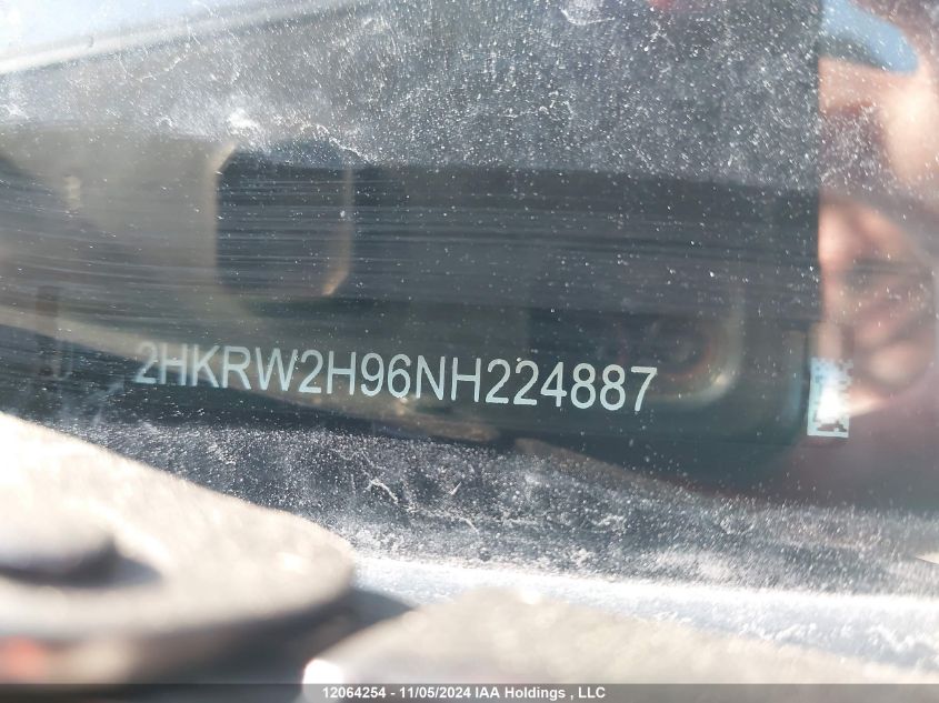 2022 Honda Cr-V VIN: 2HKRW2H96NH224887 Lot: 12064254
