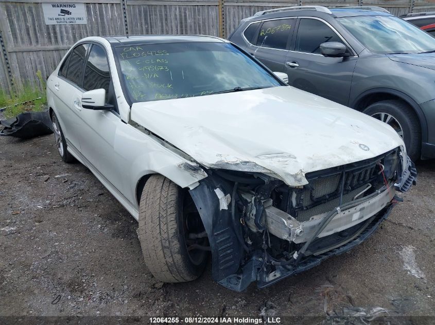 2011 Mercedes-Benz C-Class VIN: WDDGF8HB7BA495673 Lot: 12064255