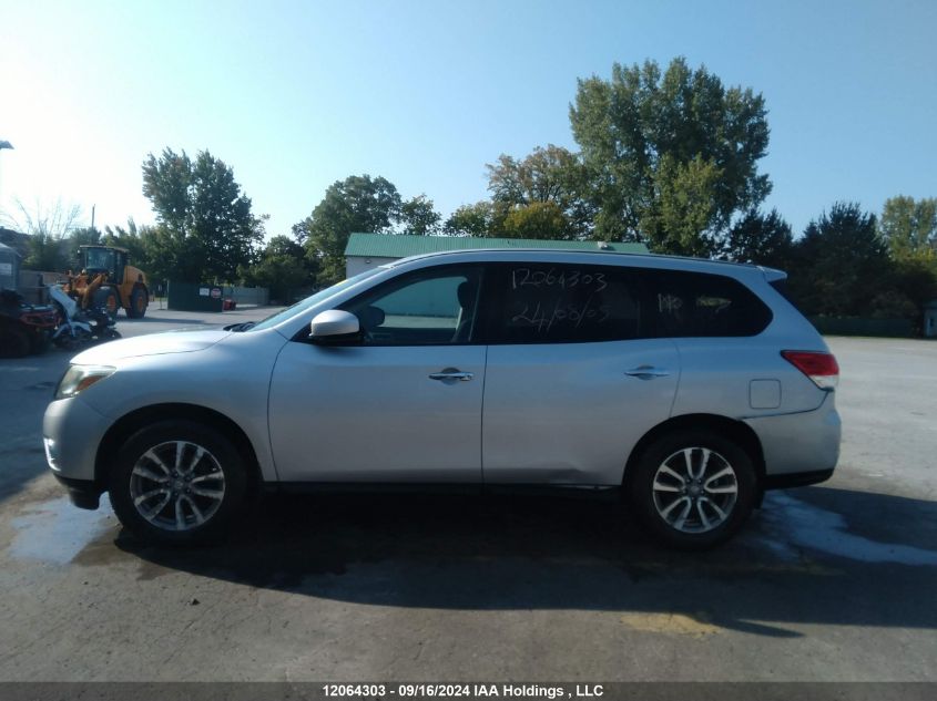 2014 Nissan Pathfinder S/Sv/Sl/Platinum VIN: 5N1AR2MN8EC667539 Lot: 12064303