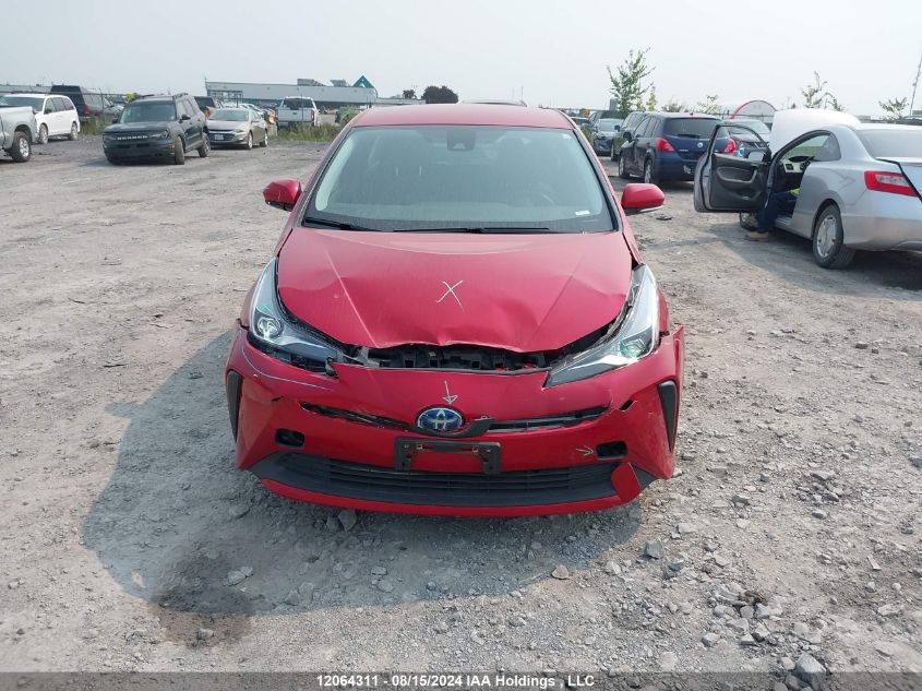 2019 Toyota Prius VIN: JTDKARFUXK3087444 Lot: 12064311