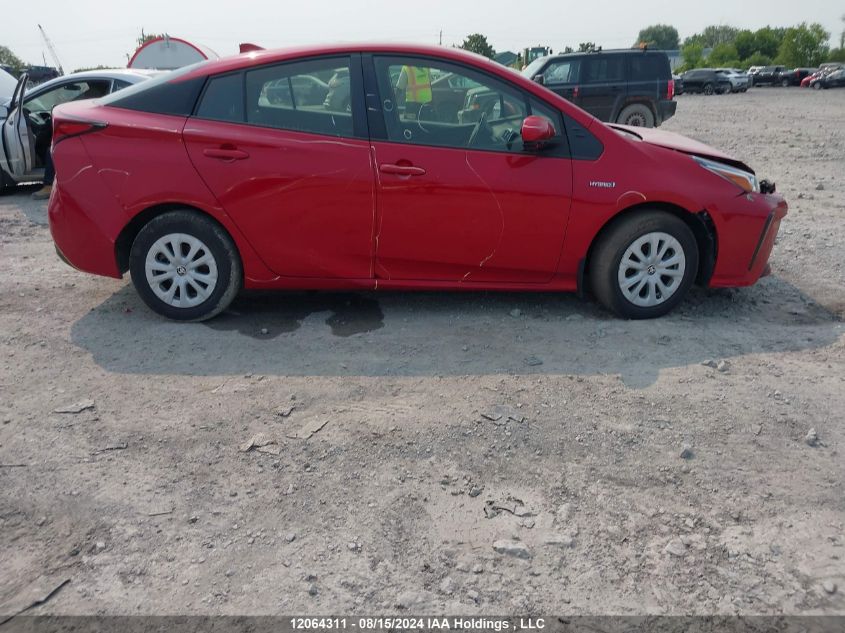 2019 Toyota Prius VIN: JTDKARFUXK3087444 Lot: 12064311