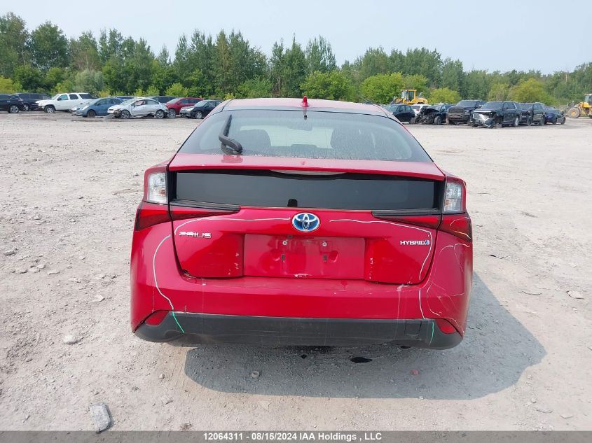 2019 Toyota Prius VIN: JTDKARFUXK3087444 Lot: 12064311