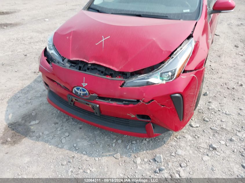 2019 Toyota Prius VIN: JTDKARFUXK3087444 Lot: 12064311