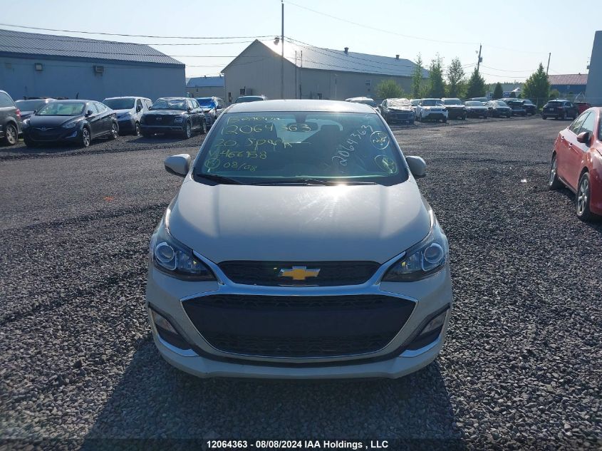 2020 Chevrolet Spark VIN: KL8CD6SA8LC466958 Lot: 12064363