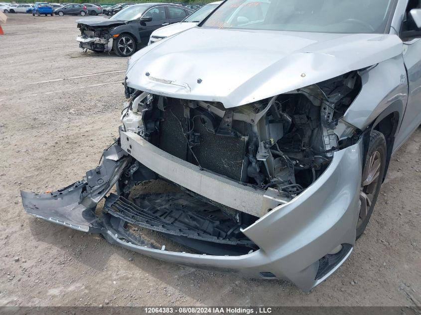 2016 Toyota Highlander VIN: 5TDBKRFH2GS305477 Lot: 12064383