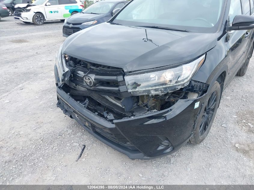 2019 Toyota Highlander VIN: 5TDJZRFH4KS619146 Lot: 12064395