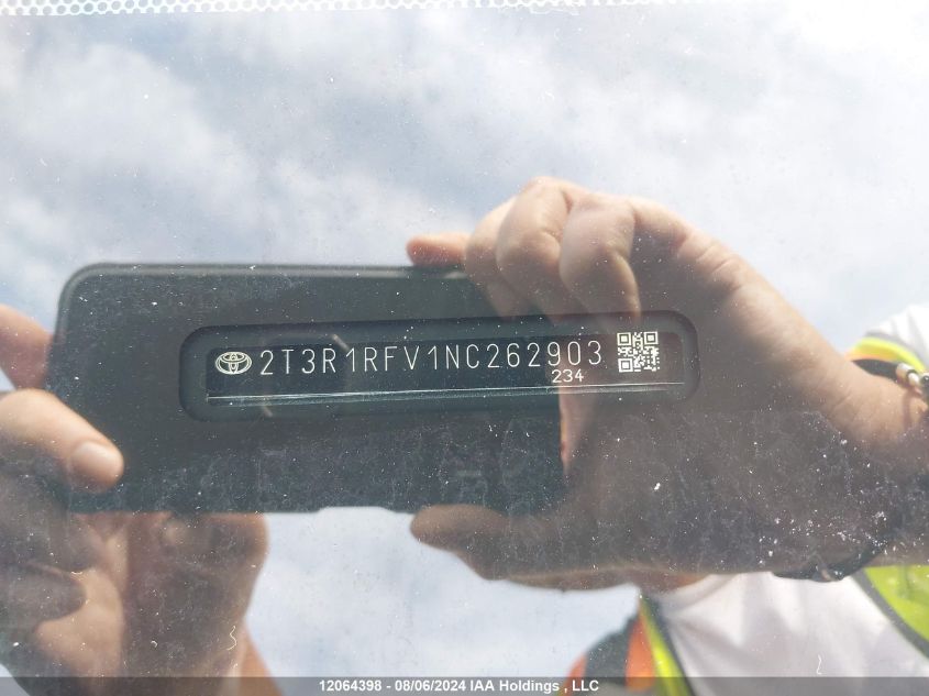 2022 Toyota Rav4 Xle/Xle Premium VIN: 2T3R1RFV1NC262903 Lot: 12064398