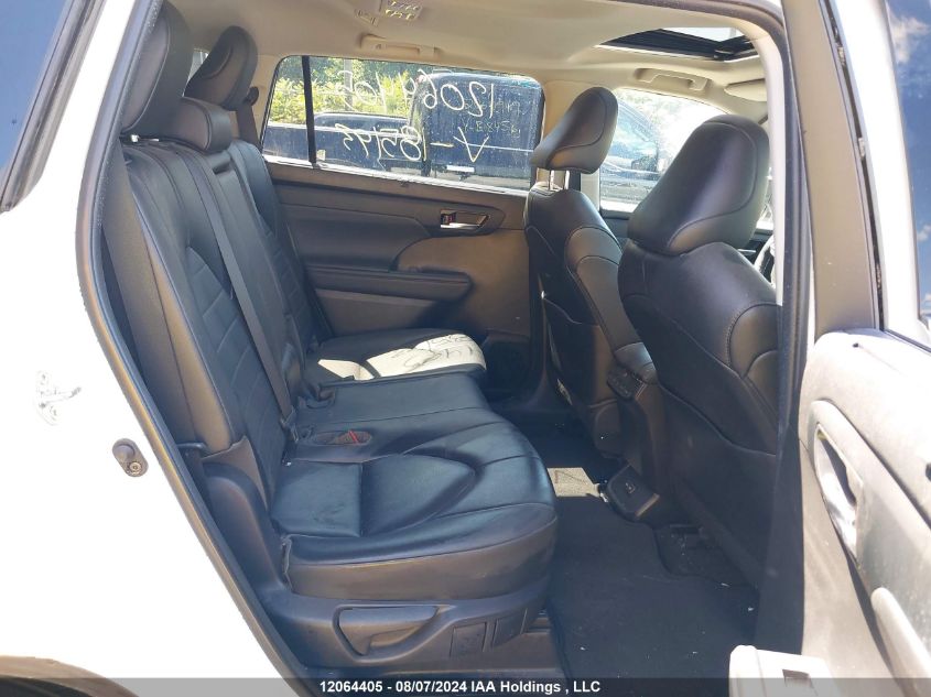 2022 Toyota Highlander Xle VIN: 5TDGZRBH5NS185193 Lot: 12064405