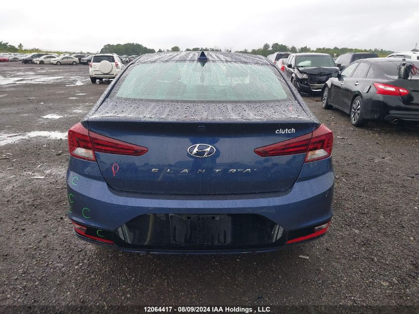 2019 Hyundai Elantra Preferred VIN: KMHD84LF2KU805717 Lot: 12064417