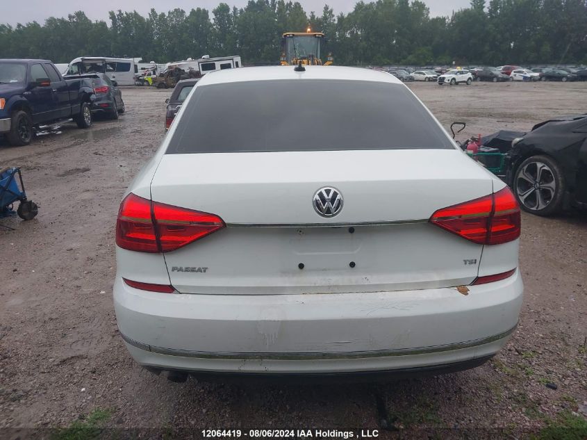 1VWAS7A35GC030410 2016 Volkswagen Passat S/R-Line