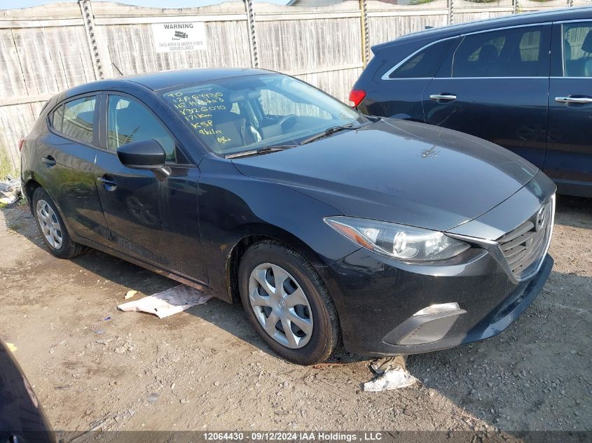 2016 Mazda Mazda3 VIN: 3MZBM1K75GM326040 Lot: 12064430