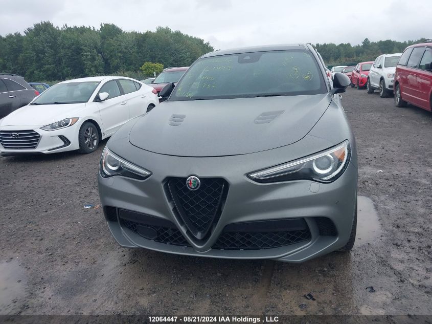 2019 Alfa Romeo Stelvio Quadrifoglio VIN: ZASPAKEV5K7C58737 Lot: 12064447