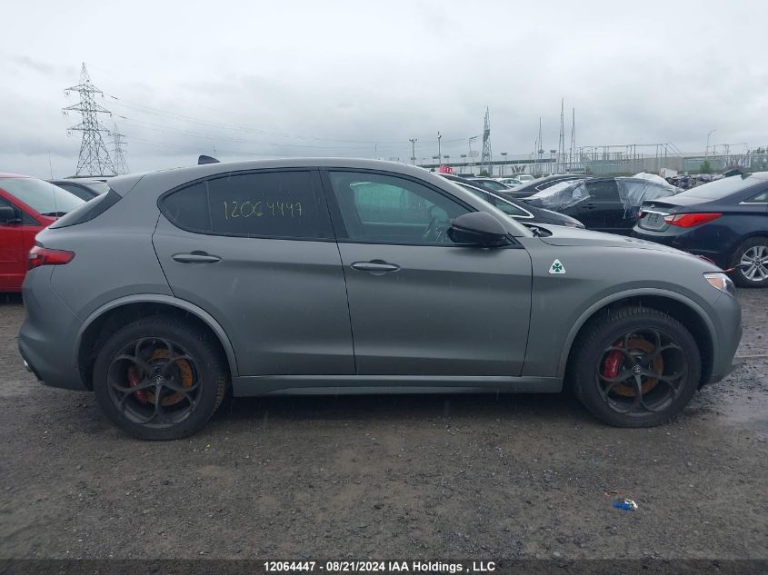 2019 Alfa Romeo Stelvio Quadrifoglio VIN: ZASPAKEV5K7C58737 Lot: 12064447